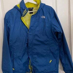 The North Face Hyvent rain jacket boys sz xl
